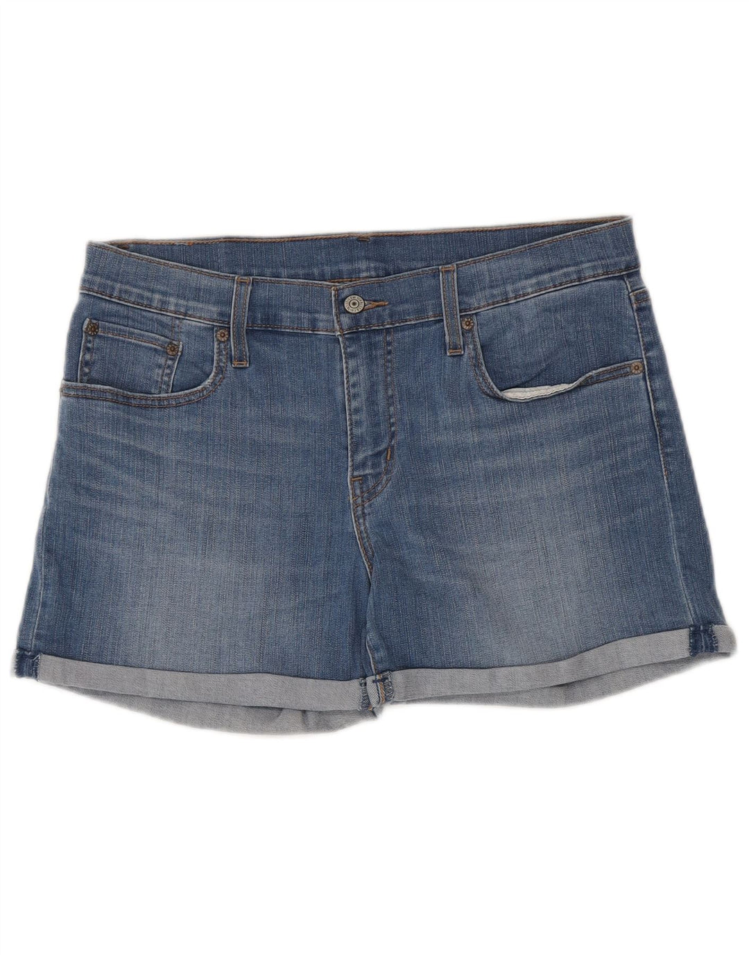 Levi's denimshorts til kvinder W31 Stor blå bomuld