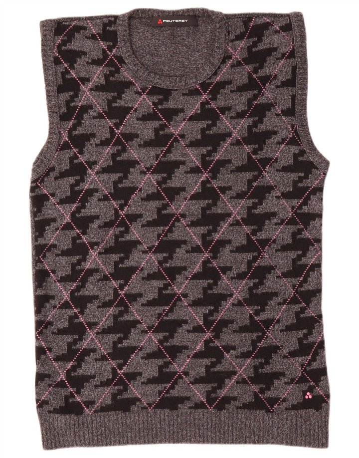 PEUTEREY Herrevest Tank Top 2XL Grå Argyle/Diamond Cashmere