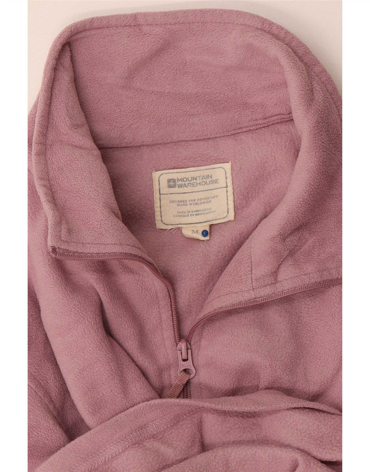 Mountain Warehouse Dame Fleece Jumper med lynlås DK 14 Medium Pink