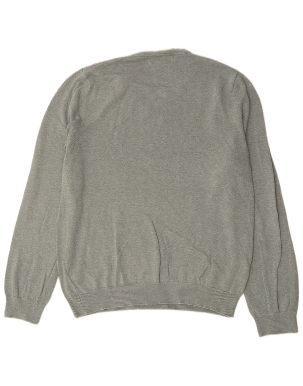 Marks & Spencer Herre V-hals sweater Stor grøn bomuld