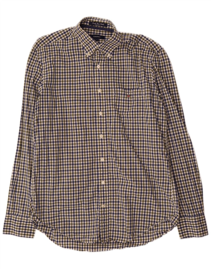 Gant Herre Regular Fit skjorte Medium Green Gingham Cotton