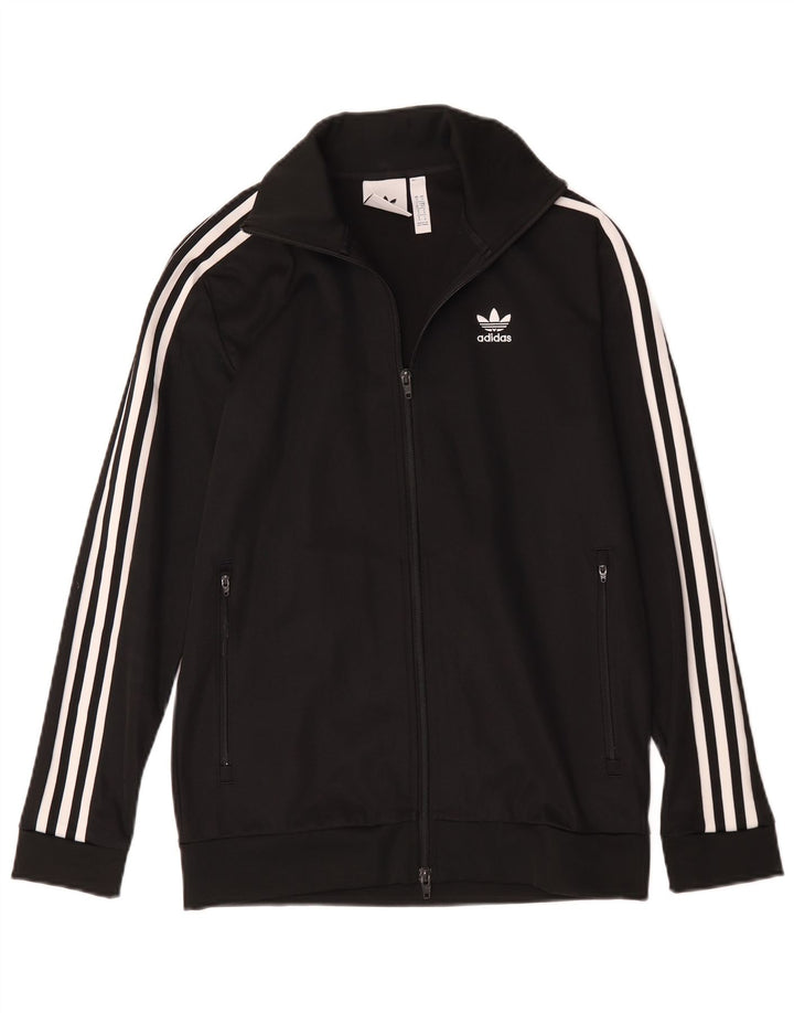 Adidas Træningsdragt til mænd, topjakke, lille sort polyester