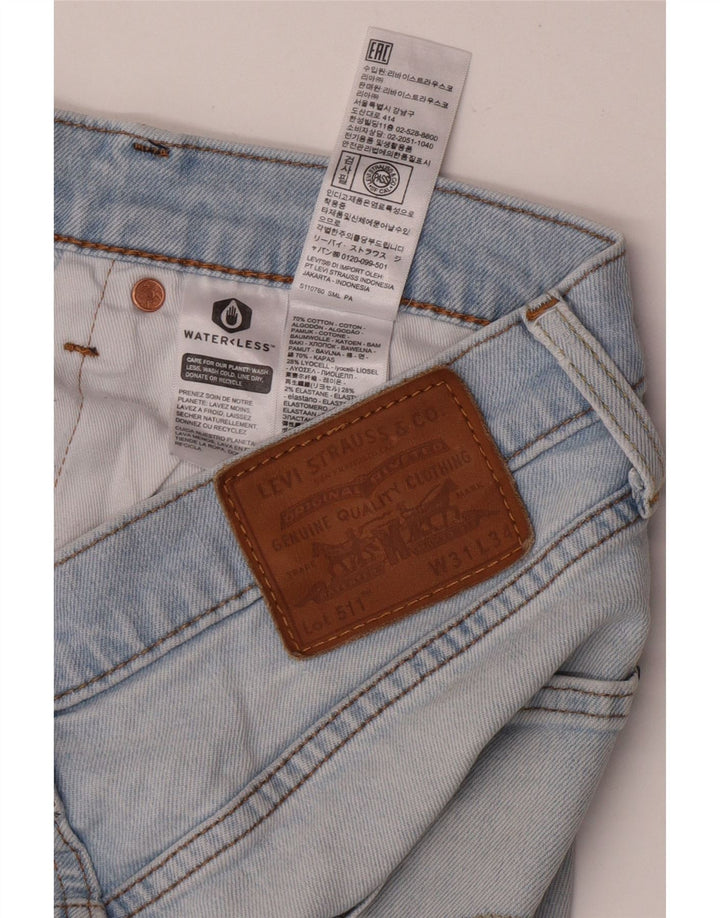 Levi's Herre 511 Slim Jeans W31 L34 Blå Bomuld