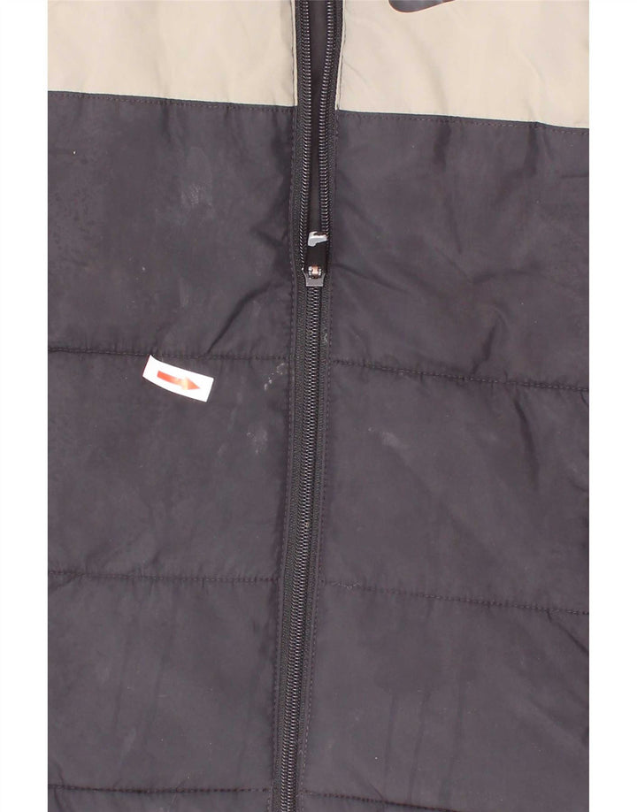 Nike Boys Polstret Gilet 4-5 år Small Black Colourblock Polyester