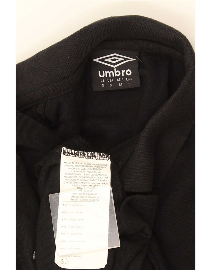 Umbro Herre Polo Shirt Lille Sort Bomuld