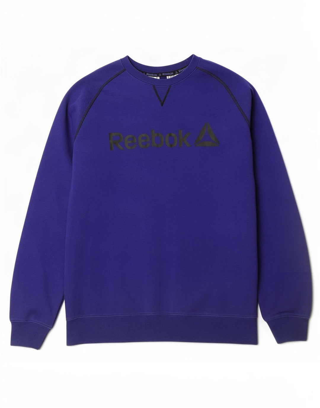 Reebok Herre Grafisk Sweatshirt Jumper Stor Blå Bomuld