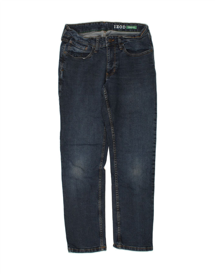 IZOD Womens Straight Jeans W30 L29 Blue Cotton Vintage Izod and Second-Hand Izod from Messina Hembry 
