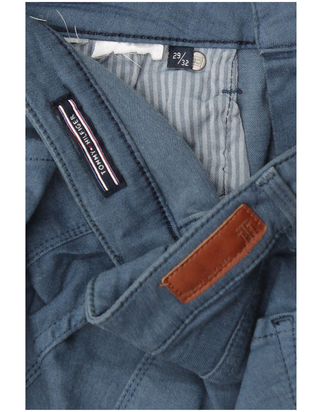 TOMMY HILFIGER Skinny Casual Bukser til kvinder W29 L32 Blå