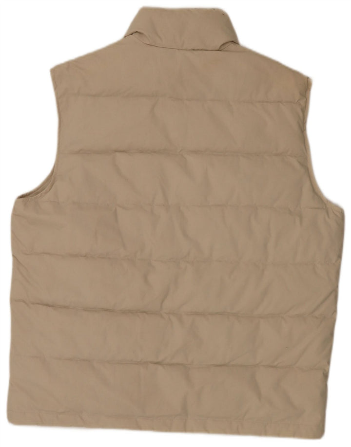 Sergio Tacchini Herre Polstret Gilet UK 42 XL Beige Polyester
