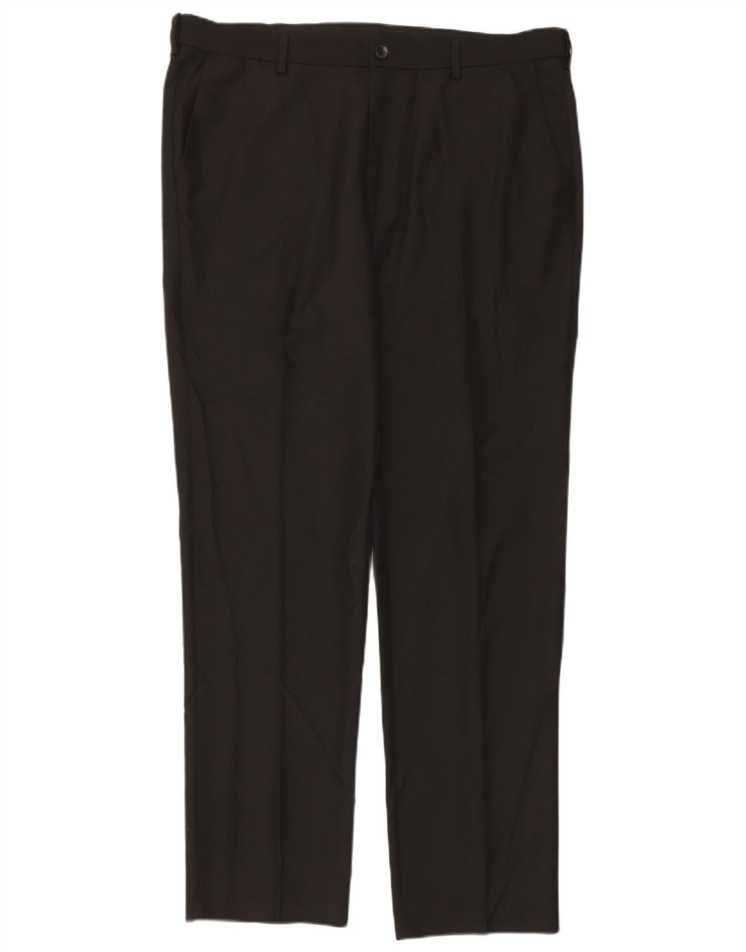 Marks & Spencer Herre Regular Fit Suit Bukser W40 L33 Sort Polyester