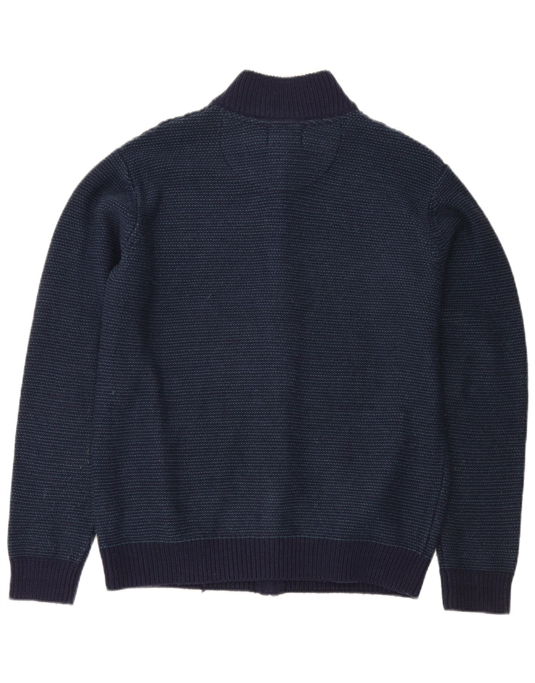 Marks & Spencer Herre Regular Fit Cardigan Sweater Medium Navy Blue Akryl