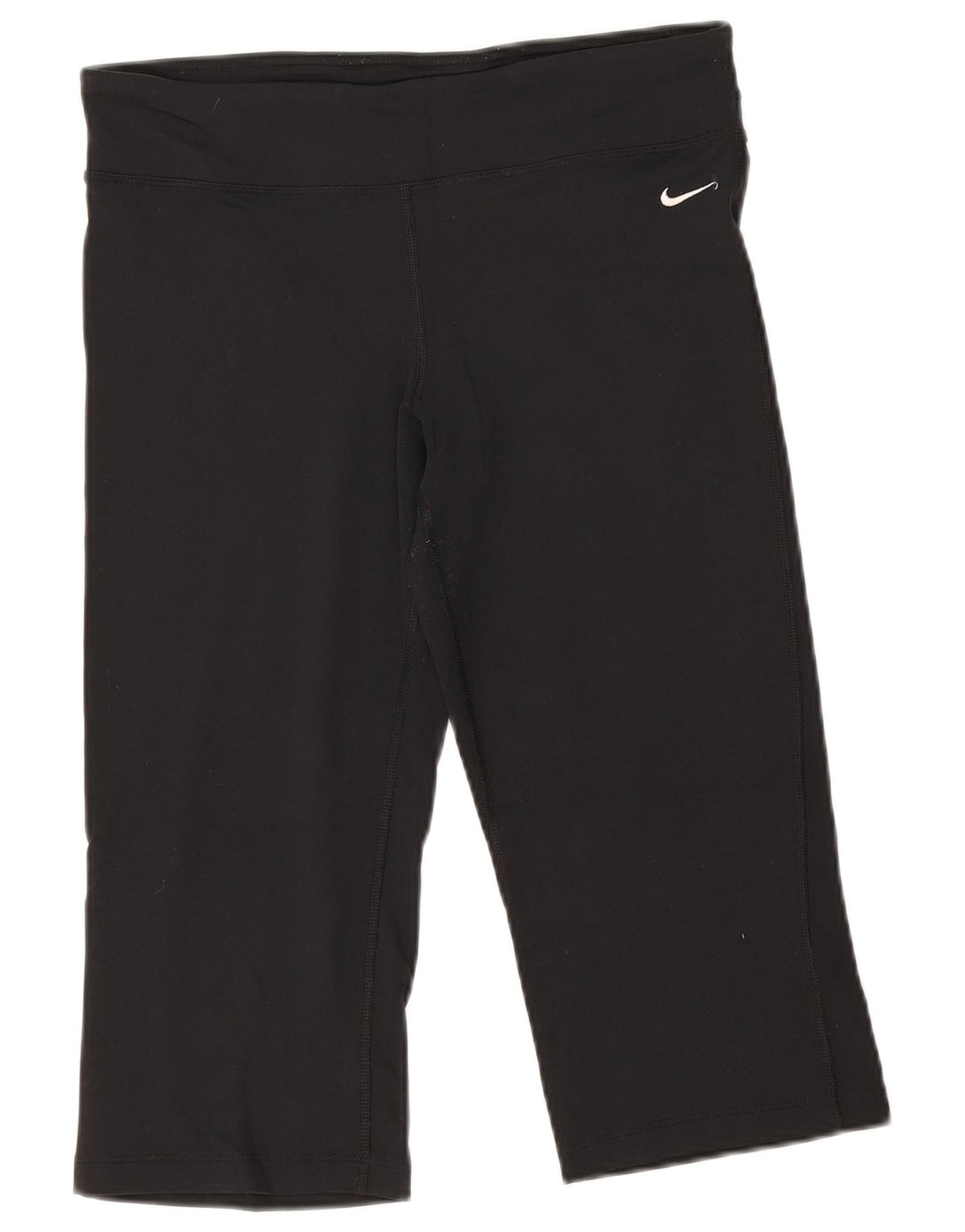 Nike Dame Dri Fit Capri Leggings UK 14 Medium Sort Nylon