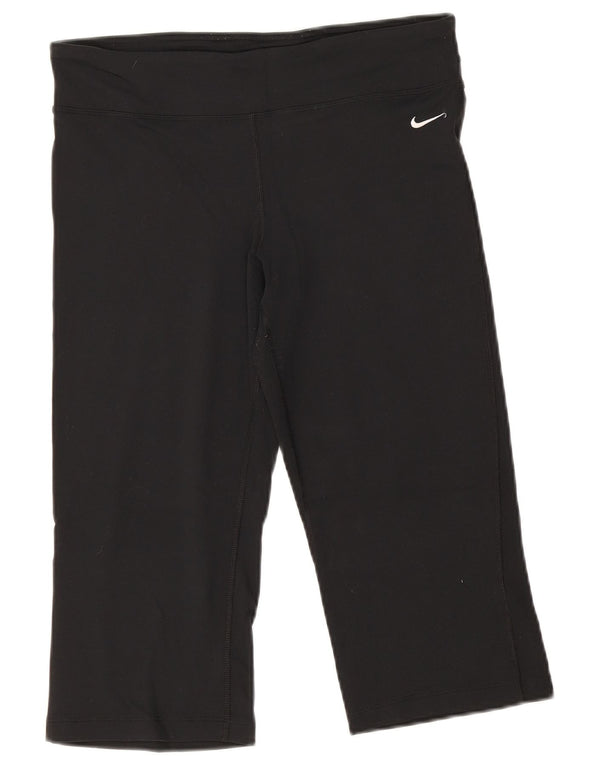 Nike Dame Dri Fit Capri Leggings UK 14 Medium Sort Nylon