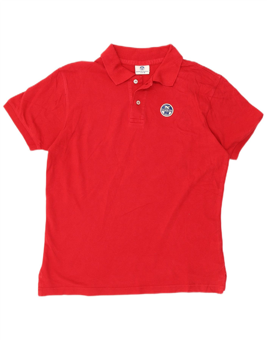 North Sails Herre Polo Shirt Medium Rød Bomuld