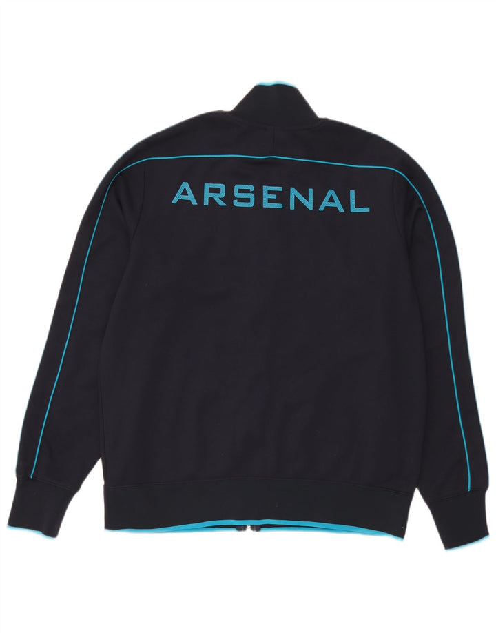 Nike Herre Arsenal Grafisk træningsdragt Topjakke Stor marineblå farveblok