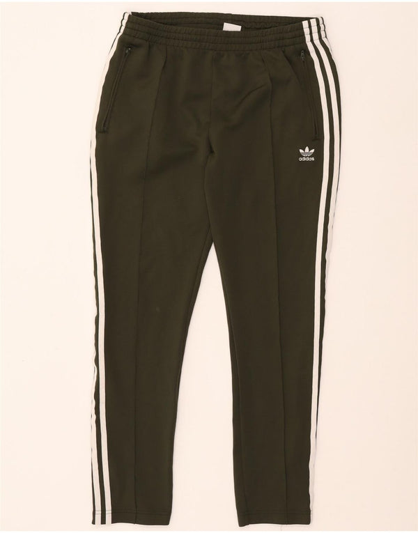 ADIDAS Træningsdragtsbukser til kvinder UK 14 Medium Khaki Polyester
