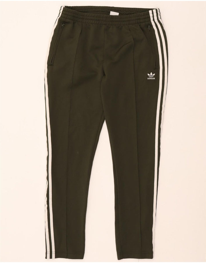 ADIDAS Træningsdragtsbukser til kvinder UK 14 Medium Khaki Polyester