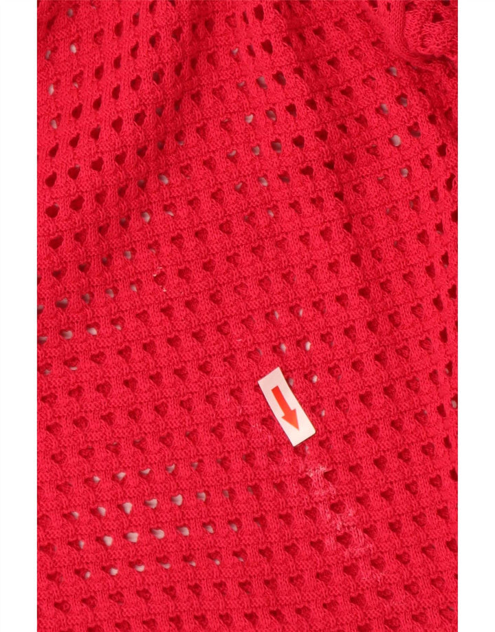 French Connection Dame oversized cardigan sweater UK 14 Medium Red