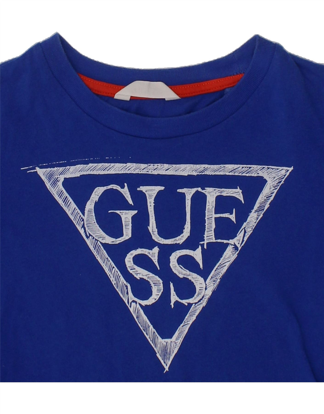 GUESS Boys Graphic Top Long Sleeve 3-4 Years Blue Cotton Vintage Guess and Second-Hand Guess from Messina Hembry 