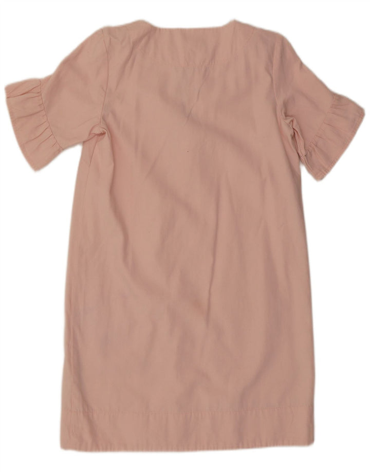 Whistles Womens Shift Dress UK 10 Small Pink Bomuld