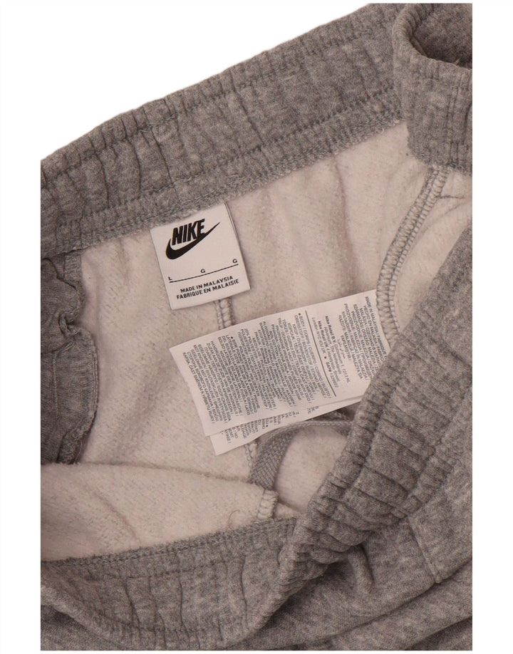 Nike træningsdragt bukser til mænd, joggers, store grå flækkede bomuld