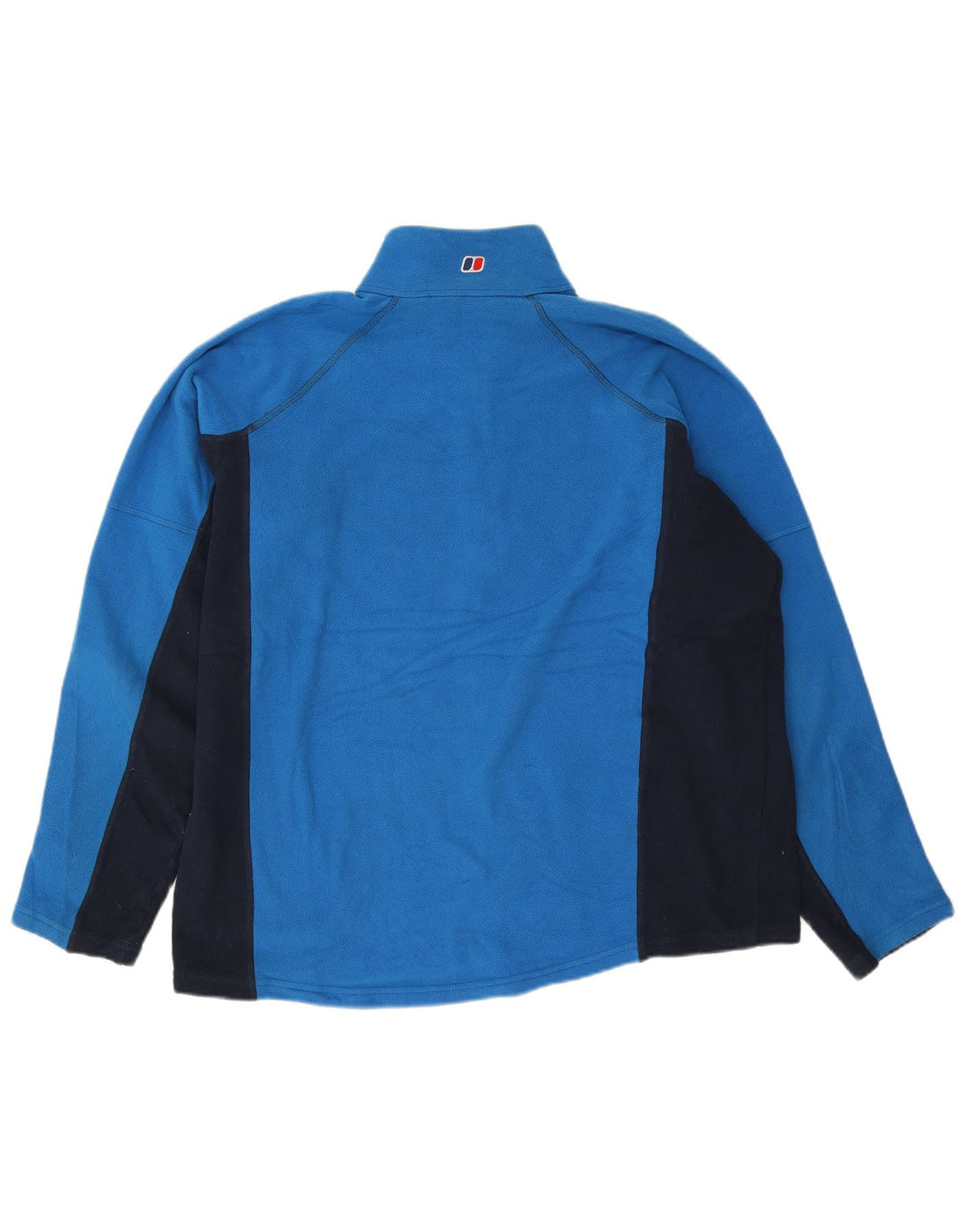 Berghaus Fleece Jumper med lynlås til mænd XL Blå Colourblock Polyester