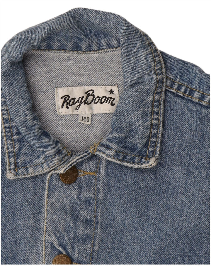 Vintage piger denim Gilet 9-10 år blå