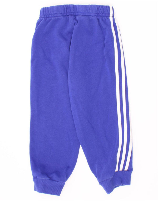 Adidas Baby Boys Joggers træningsdragt bukser 18-24 måneder blå bomuld