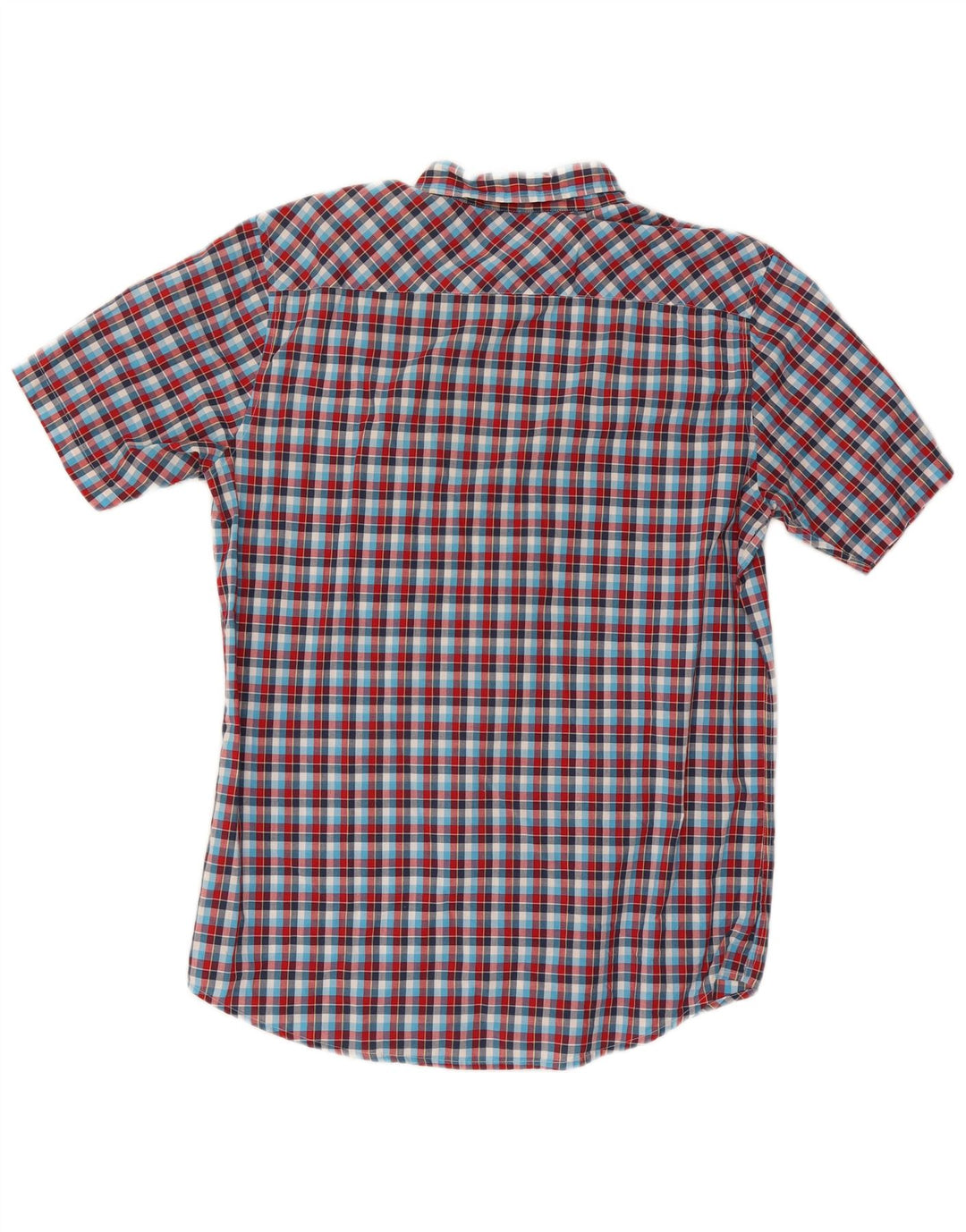 Quiksilver Kortærmet Herreskjorte Stor flerfarvet Gingham Bomuld