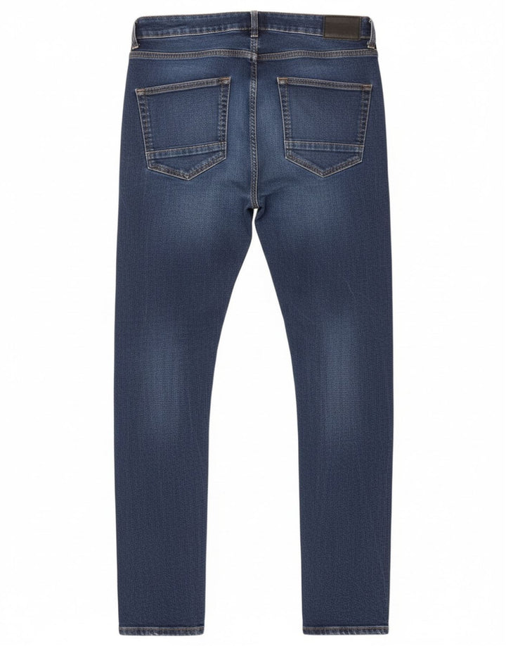 Bænk Herre Skinny Jeans W34 L34 Blå Bomuld
