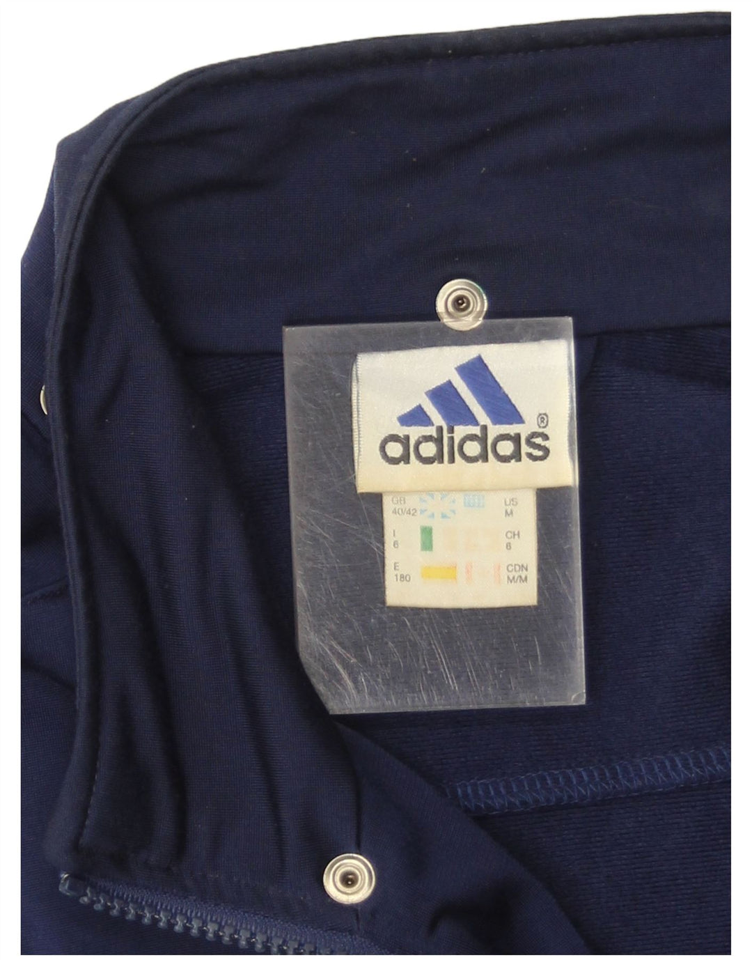 Adidas Herre ærmeløs træningsdragt Topjakke UK 40/42 Medium Navy Blue