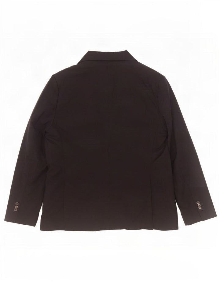 Massimo Dutti Herre 2-knaps blazerjakke EU 56 XL Sort Uld