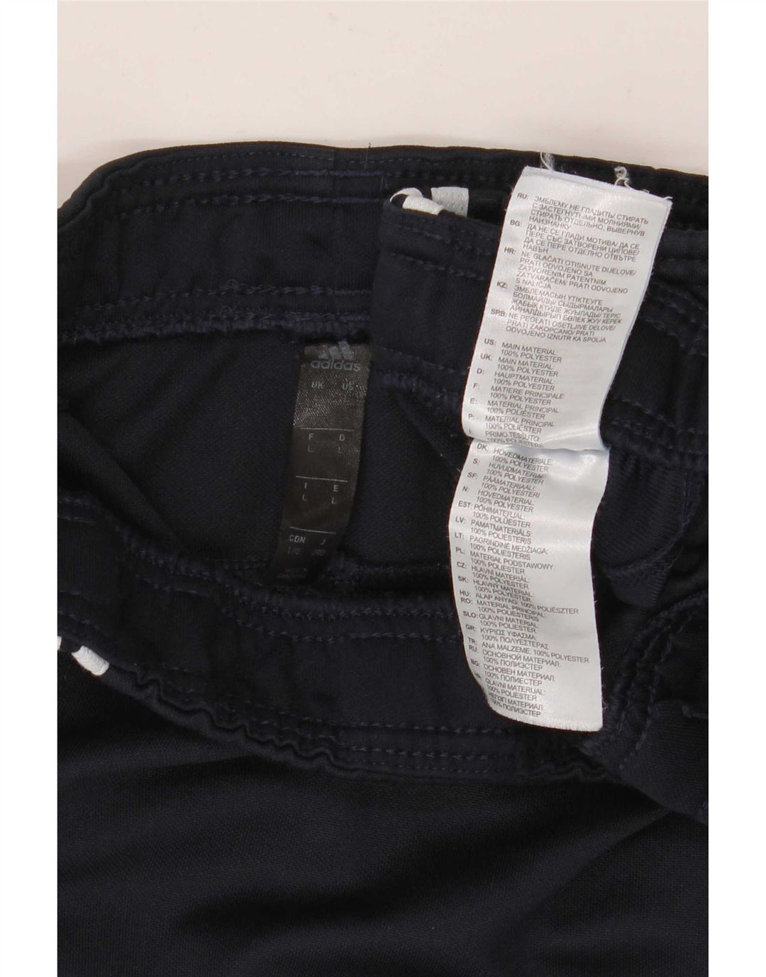 Adidas Træningsdragt bukser til mænd store marineblå polyester