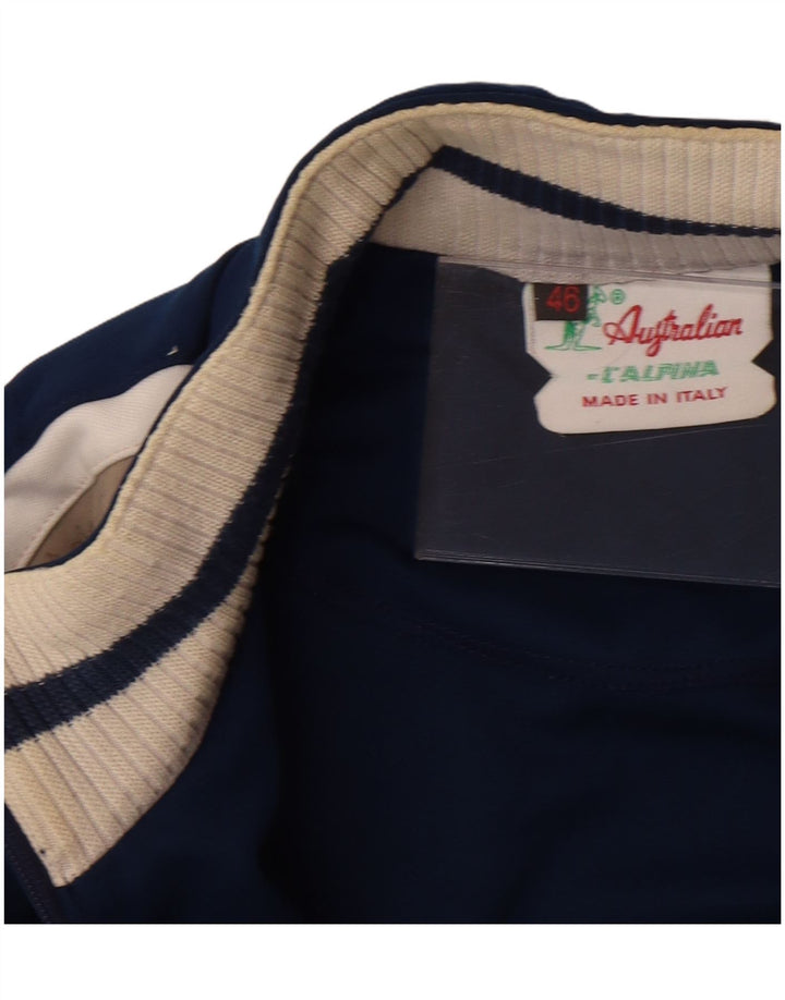 AUSTRALIAN L'ALPINA Træningsdragt til mænd Topjakke IT 46 Lille blå polyester