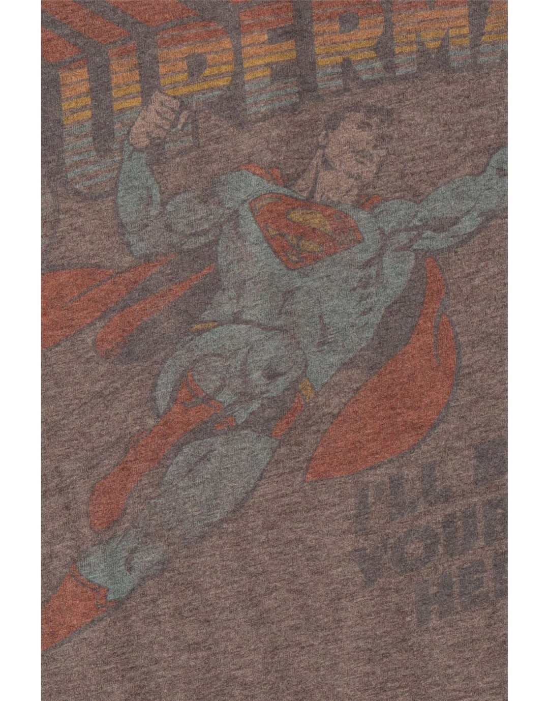 ABERCROMBIE & FITCH Muscle Graphic T-Shirt Top Medium Grey Bomuld