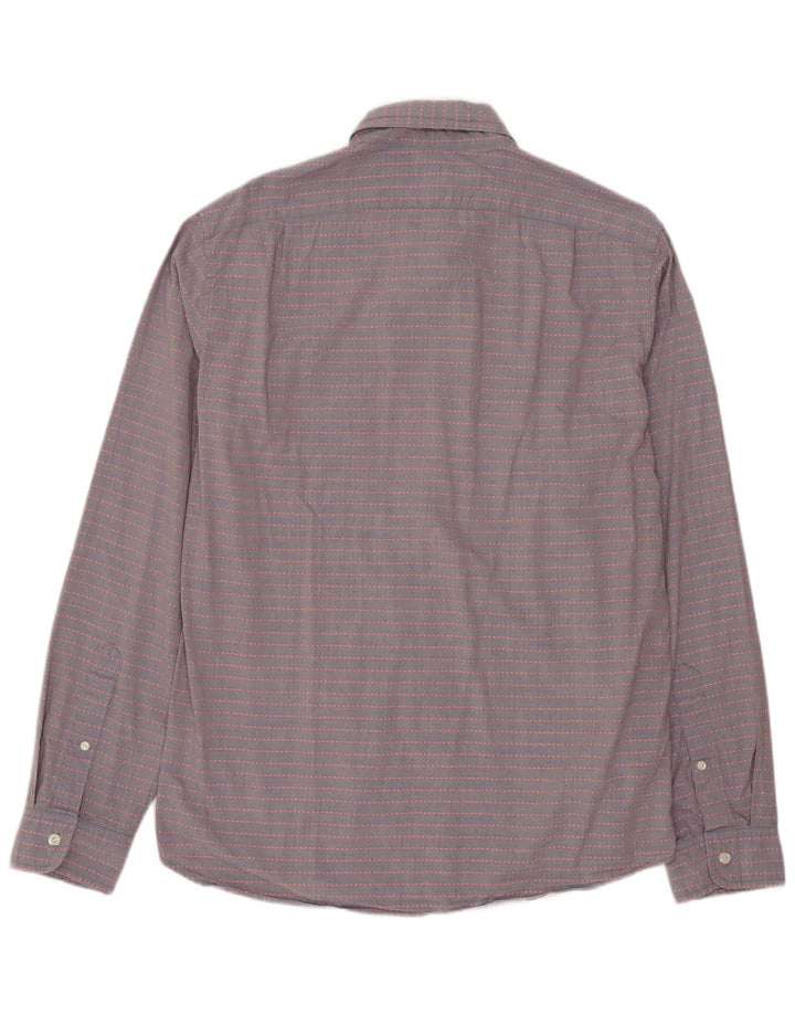 J. CREW Slim Fit skjorte til mænd mellem grå stribet bomuld
