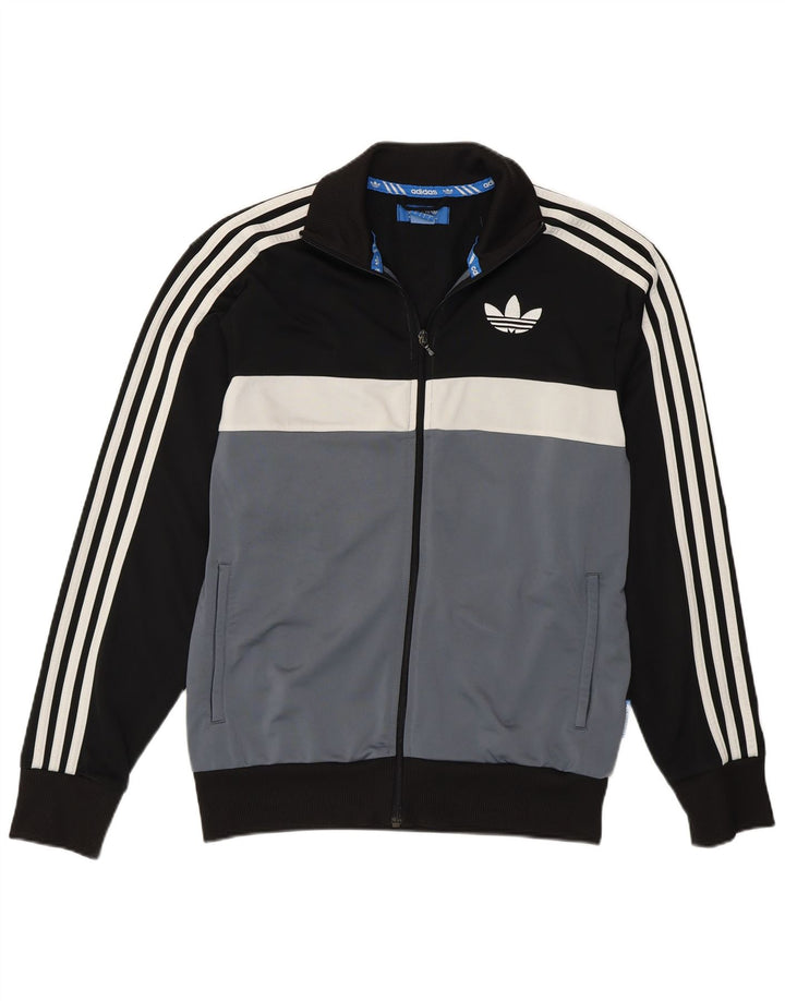 Adidas Træningsdragt til mænd Top jakke Lille sort Colourblock Polyester