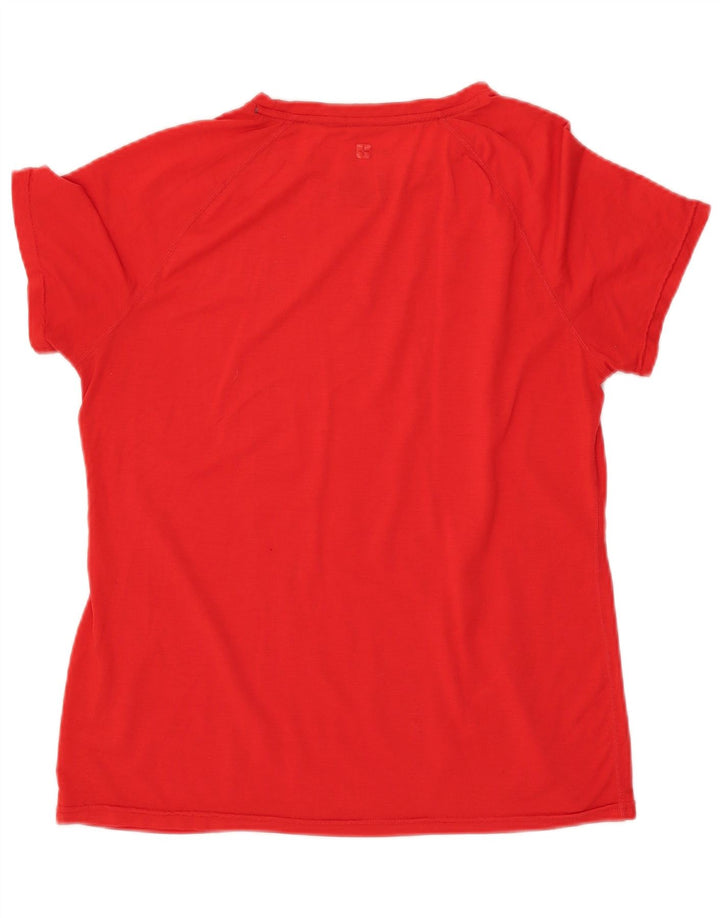 MOUNTAIN WAREHOUSE Dame IsoCool T-Shirt Top UK 16 Large Red