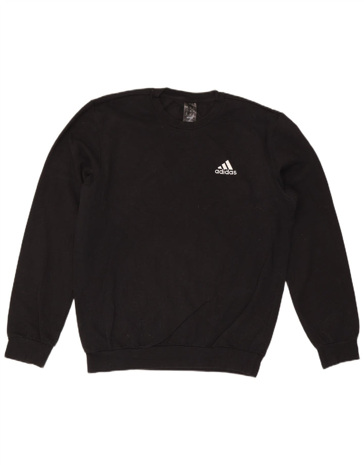 ADIDAS Sweatshirt til mænd Medium Sort bomuld