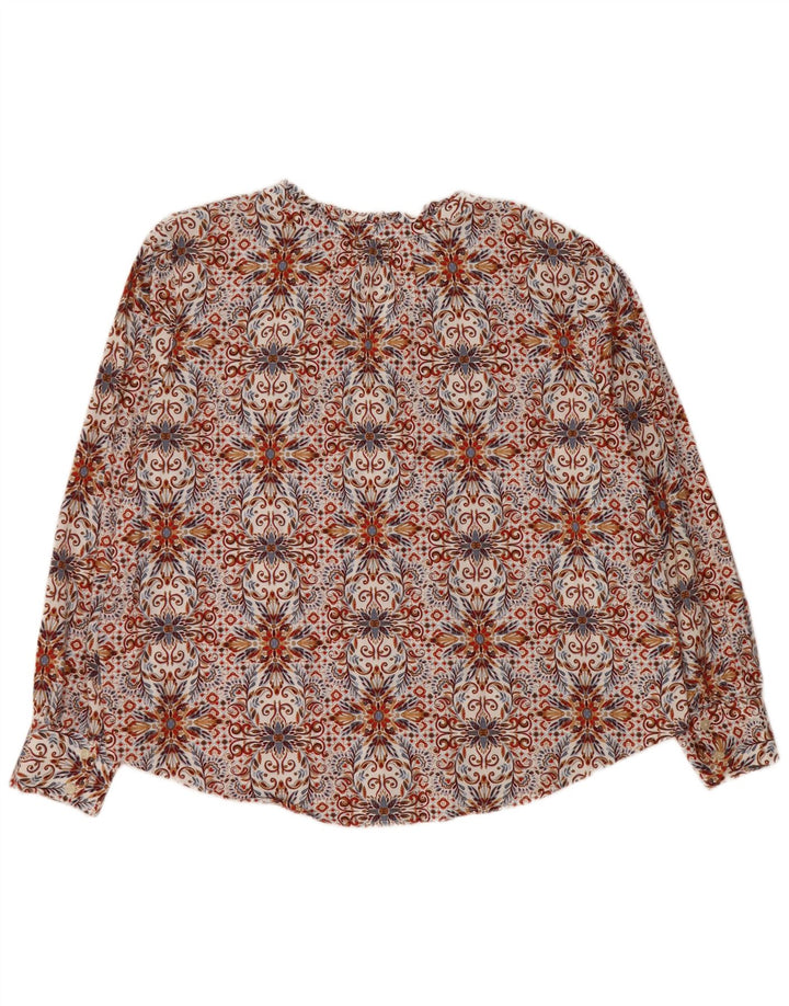 LOFT Dame Overshirt Skjorte Bluse UK 18 XL Flerfarvet Paisley Bomuld