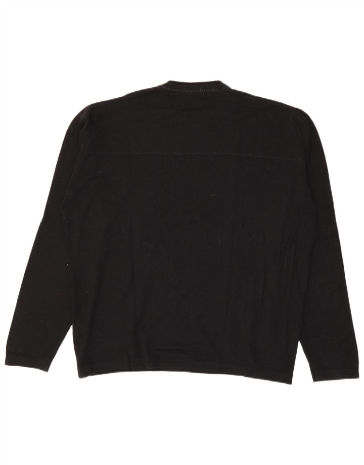 Zara Herre sweater med rund hals XL sort uld