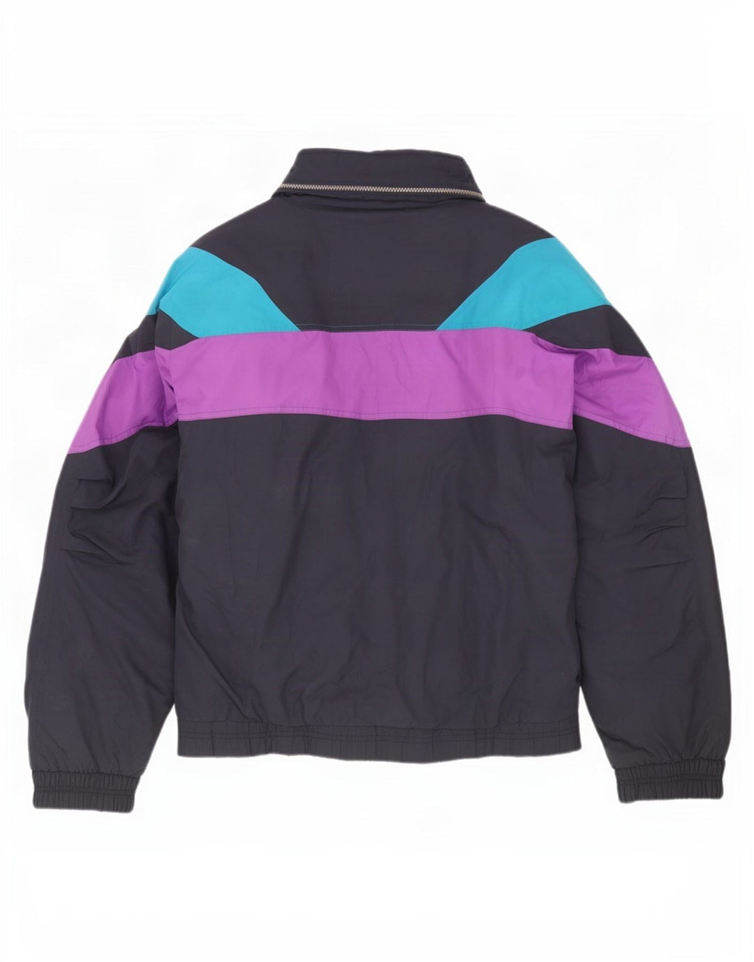 Sergio Tacchini Herre Skijakke UK 38 Medium Navy Blue Colourblock Sports