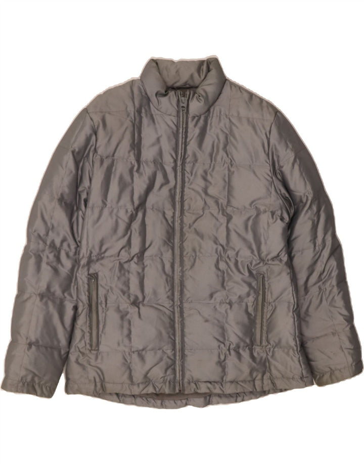 GAP Womens Padded Jacket UK 14 Medium Grey Nylon Vintage Gap and Second-Hand Gap from Messina Hembry 