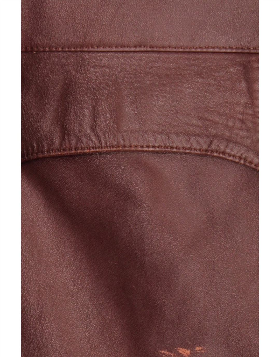 Vintage dame læderjakke IT 50 XL Burgundy læder