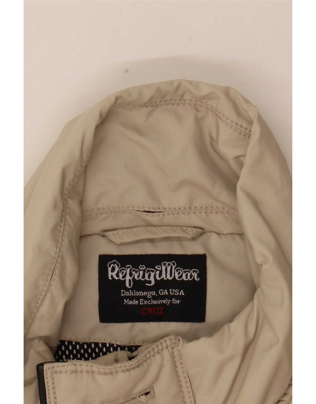 Refrigiwear Regnjakke til mænd UK 38 Medium Beige Nylon