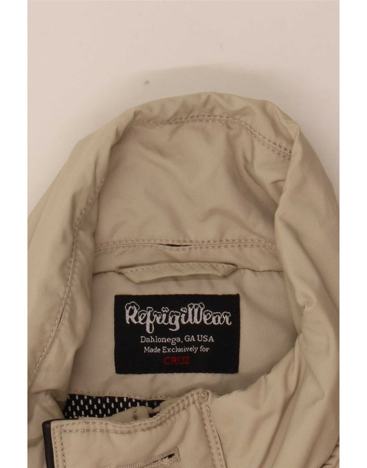 Refrigiwear Regnjakke til mænd UK 38 Medium Beige Nylon