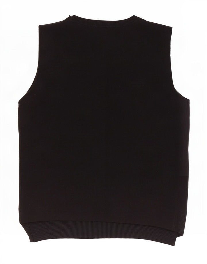 Zara Dame Vest Tank Top UK 12 Medium Sort Viscose