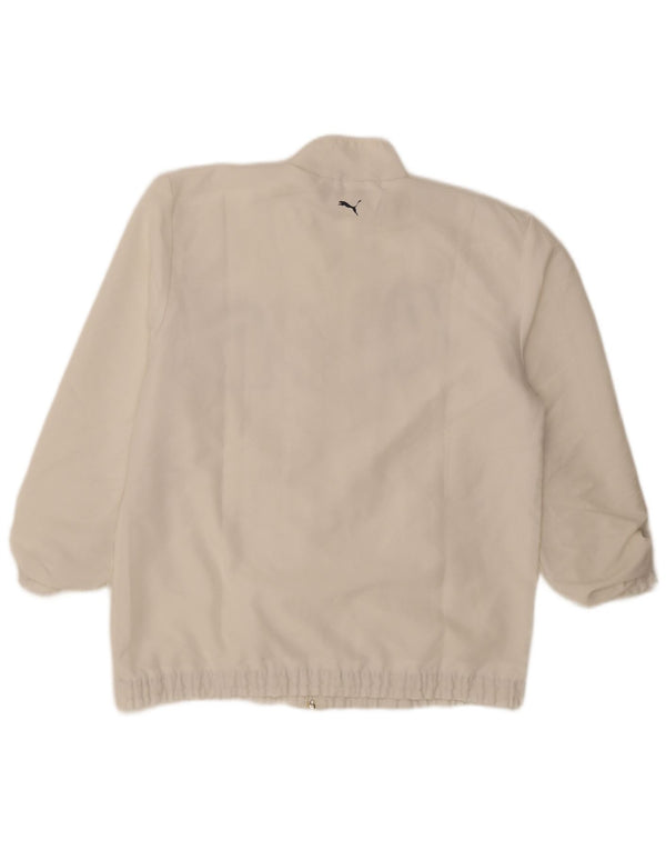 Puma piger grafisk træningsdragt topjakke 15-16 år hvid