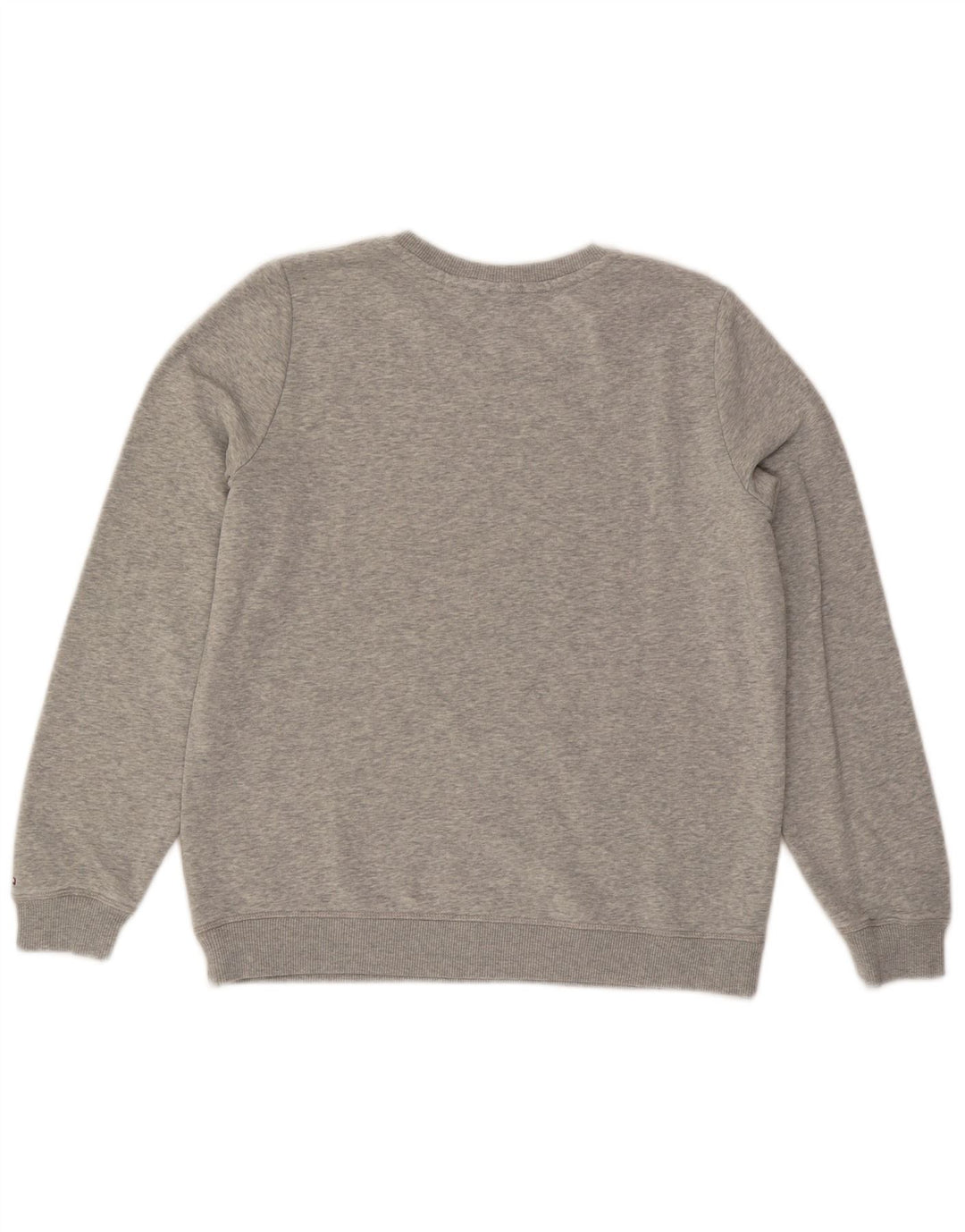 Tommy Hilfiger Dame Grafisk Sweatshirt Jumper UK 16 Stor Grå