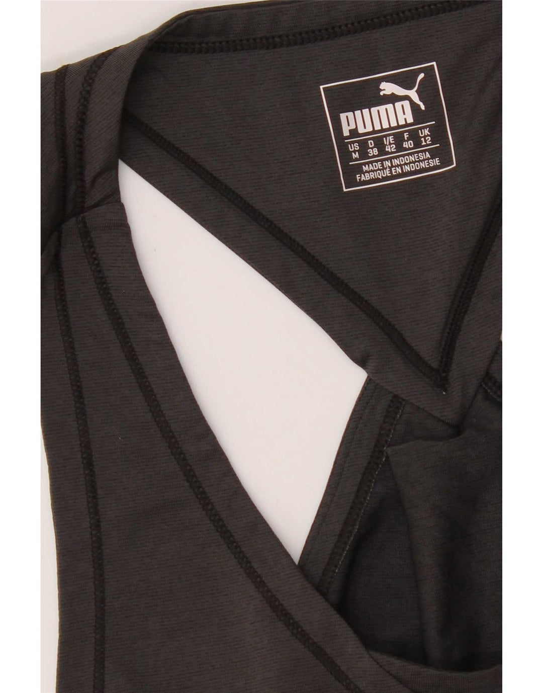 Puma Damevest Top UK 12 Medium Grå Polyester